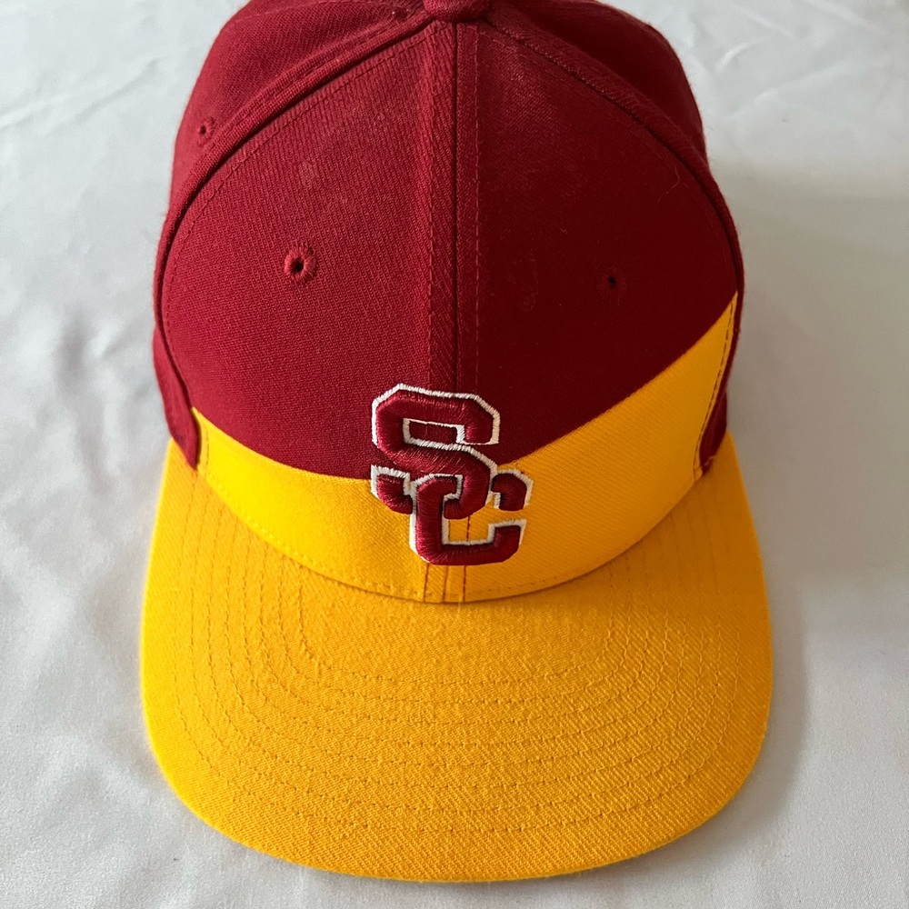 Cardinal and Gold Nike SC Logo Cap